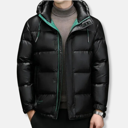 Warme Daunenjacke Classic Passform Wasserdicht