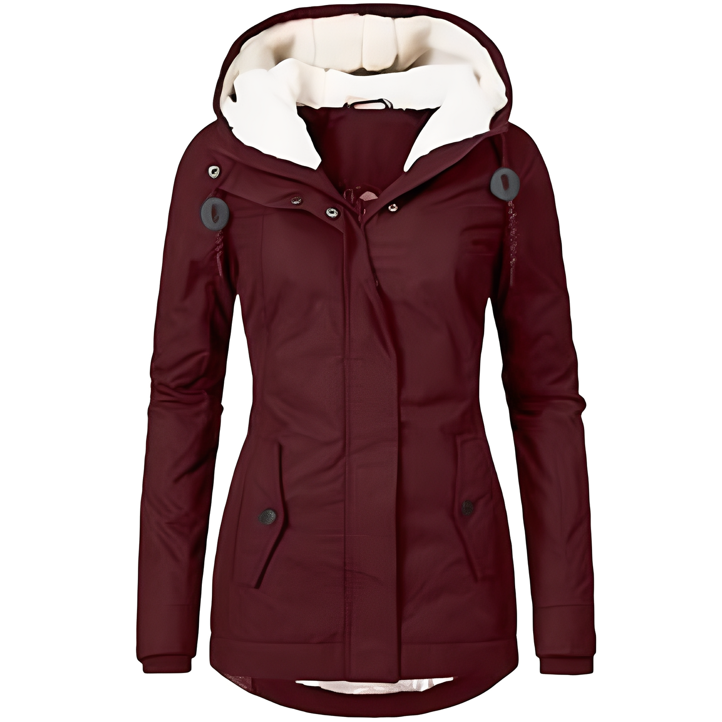 Wasserfeste Damen-Regenhose Kapuzen-Samthose
