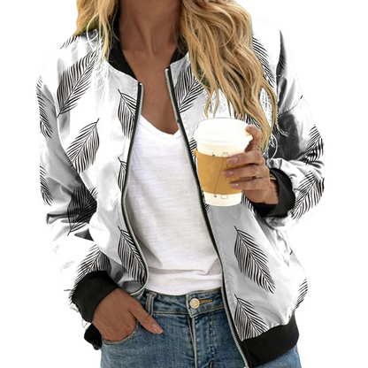 Sommerblazer Frauen Lebendige Blüten