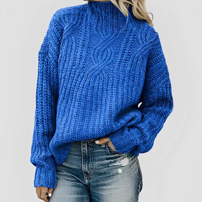 Stylischer Damen Strickpullover Warm - IdealeKleiden