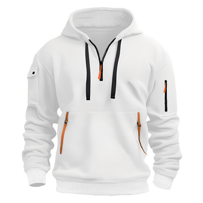 Bequemer Herren Hoodie mit Reißverschluss