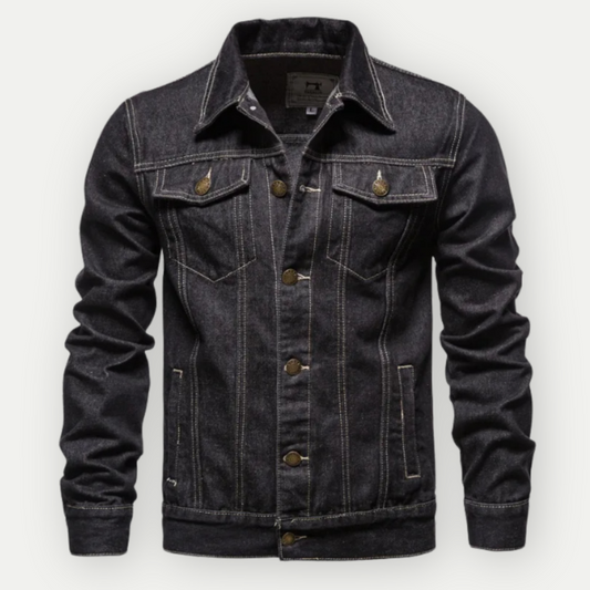 Modische Denim-Jacke Trendy - IdealeKleiden