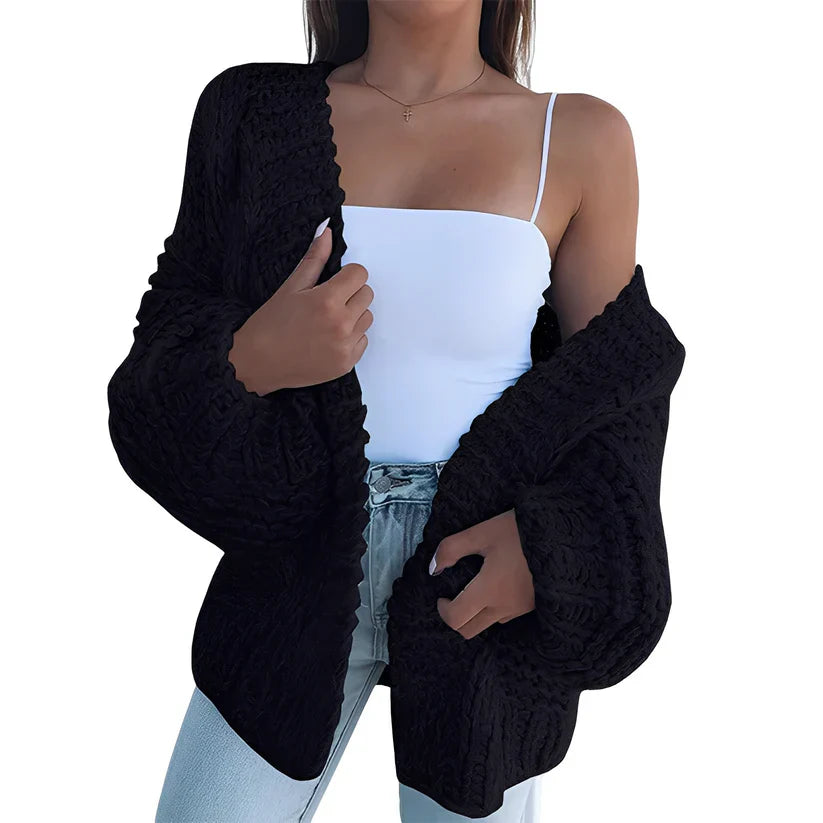 Damen Plüschpullover Groß Oversize