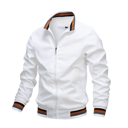 Stilvolle Bomberjacke Streifen Herren