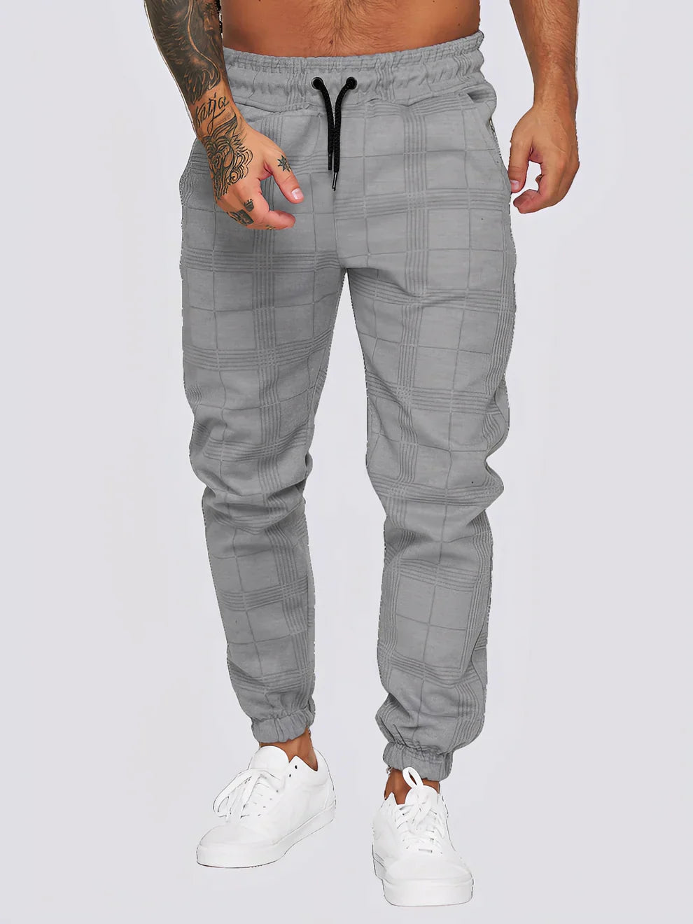 Stilvolle Karohose Herren Modern Slimfit