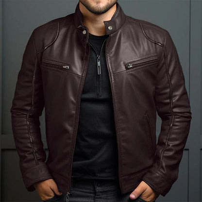 Retro Motorradjacke Herren Vintage Style
