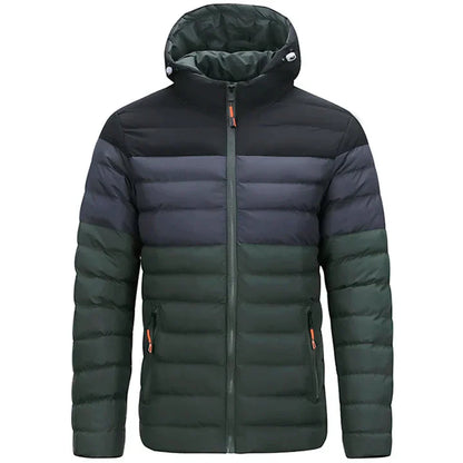 Stilvolle Wattierte Winterjacke Warm Und Elegant