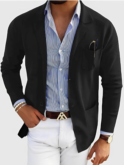 Maßgeschneiderter Herrenblazer Elegant mit Taschen