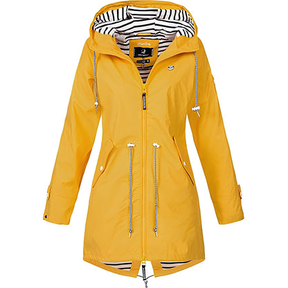 Leichte Damenjacke Kapuzen Outdoor - IdealeKleiden