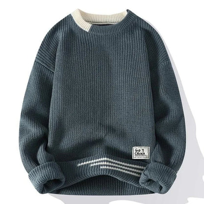 Weicher Strickpullover Herren Warm Fleece