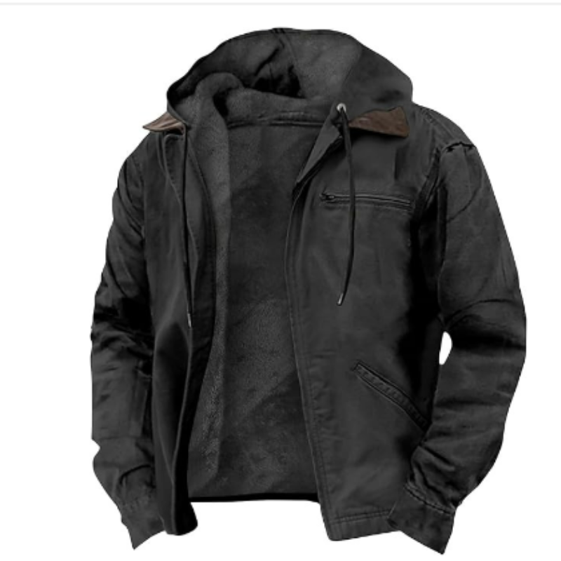 Herren Steppjacke Kapuze Übergröße