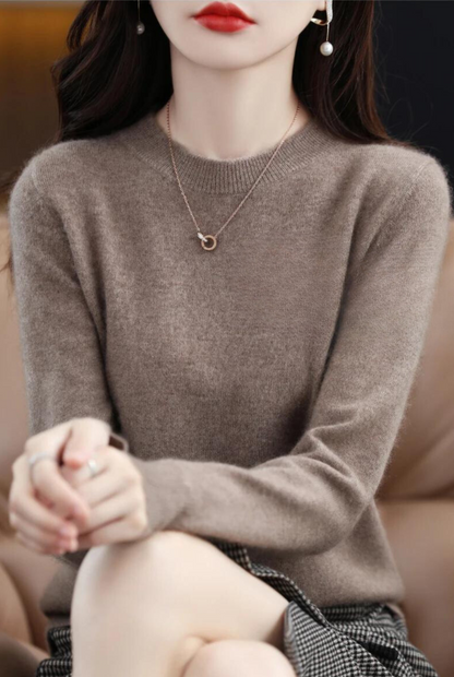 Weicher Langarm-Pullover Modern Stil