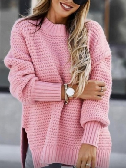 Strickpullover Damen Soft Gemütlich