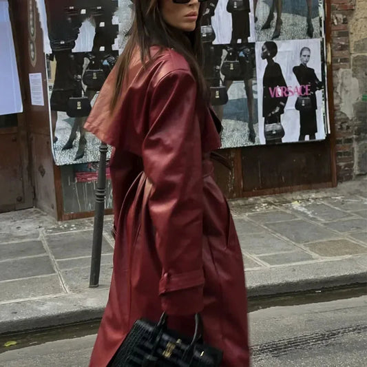 Vegane Lederjacke Damen Elegant Schwarz - IdealeKleiden