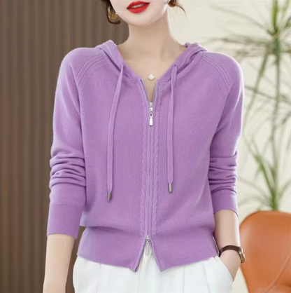 Weicher Kaschmir Hoodie Damen