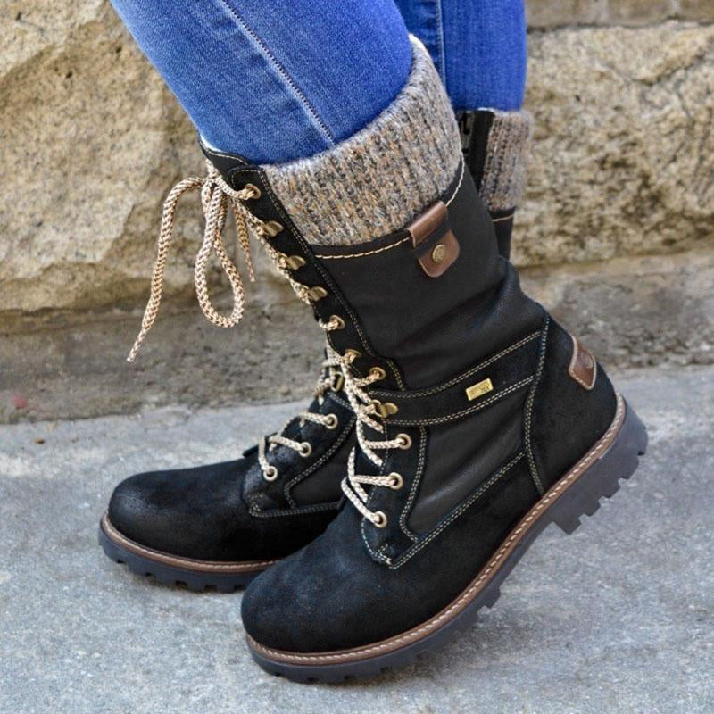 Stylische Stiefel Damen | Knöchelhohe Kampfstiefel Mode