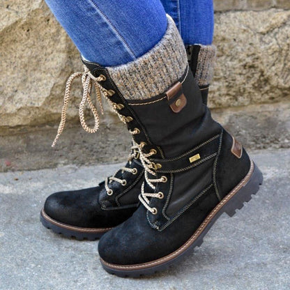 Stylische Stiefel Damen | Knöchelhohe Kampfstiefel Mode
