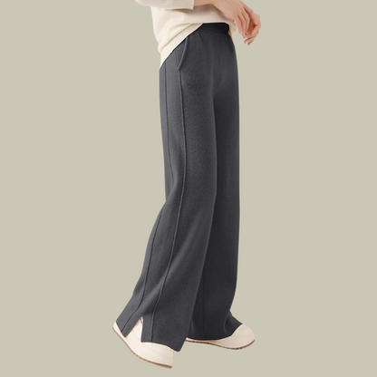 Bequeme Damen Strickhose Lockerer Schnitt