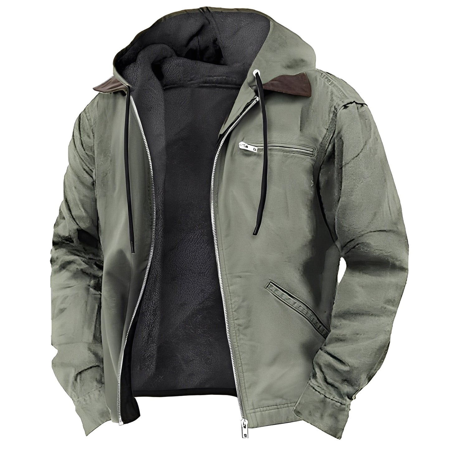 Praktische Freizeitjacke Männer Kapuze Sportlich