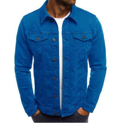 Modische Denim Jacke Alltag