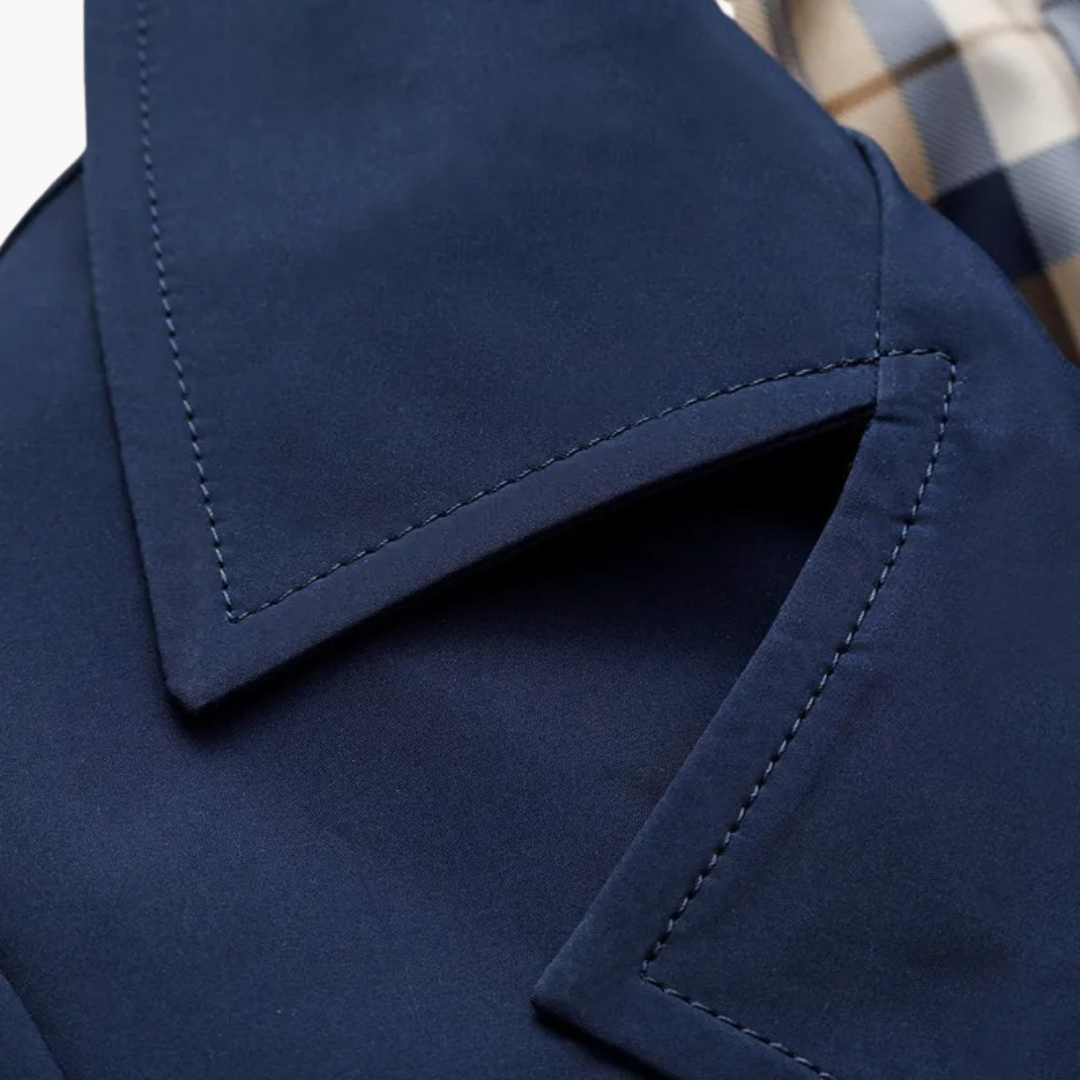 Herren Trenchcoat Robust Wasserdicht Modern Design - IdealeKleiden