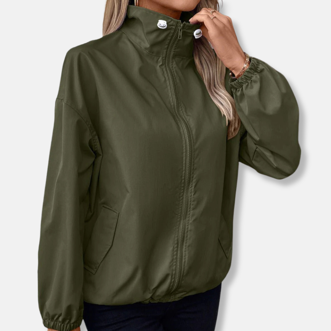 Wasserabweisende Outdoor Jacke Lockere Passform