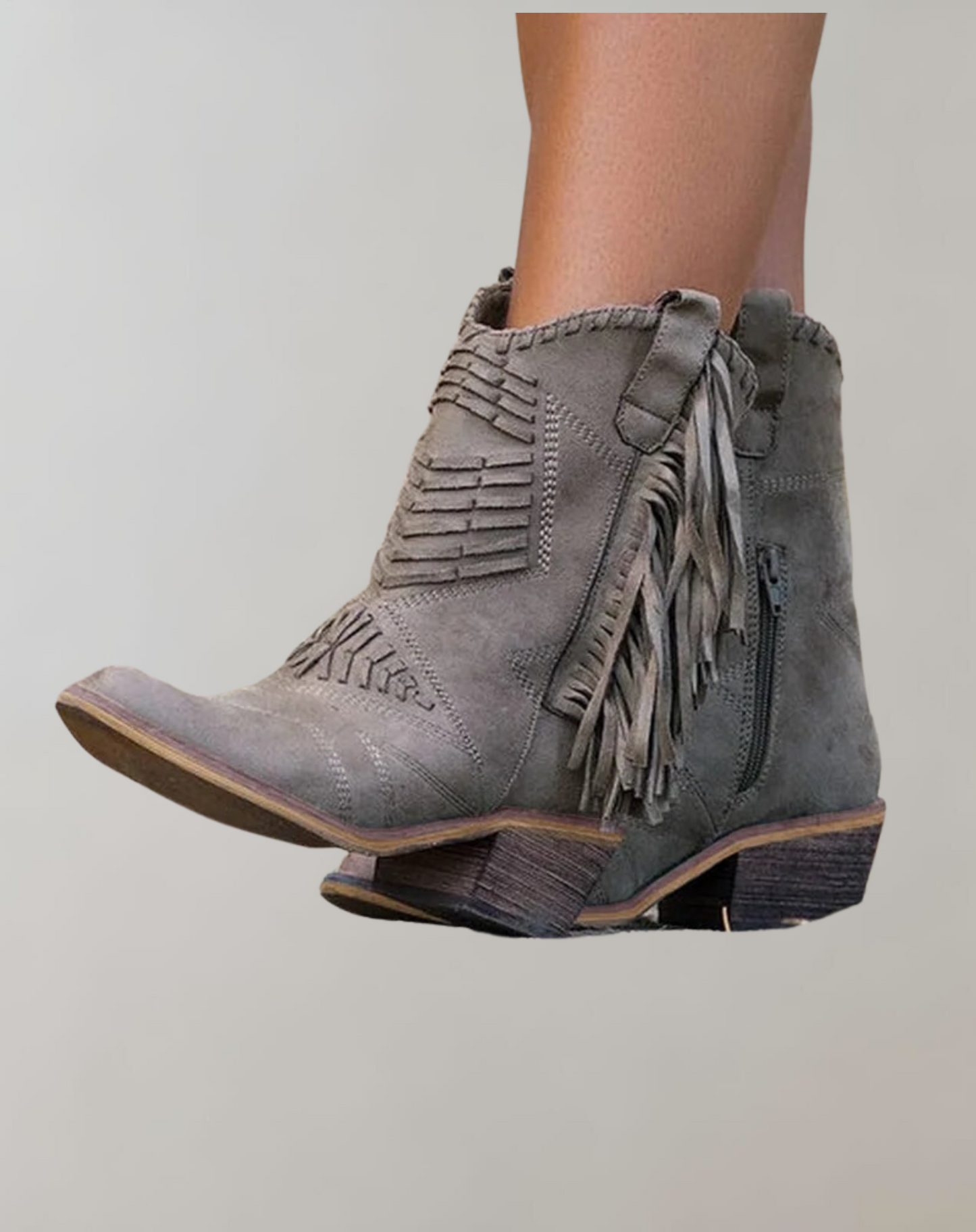 Stylische Cowgirl Stiefel Western Fransen Design