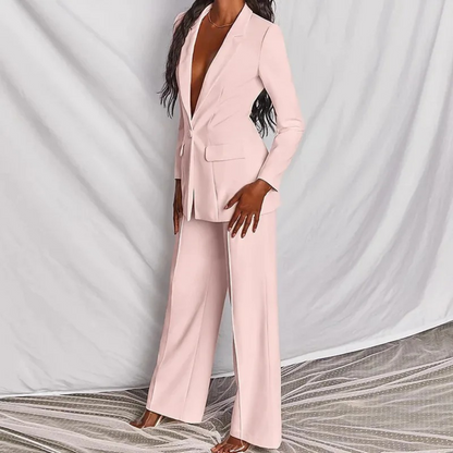 Elegantes Damen Blazer Set Langarm