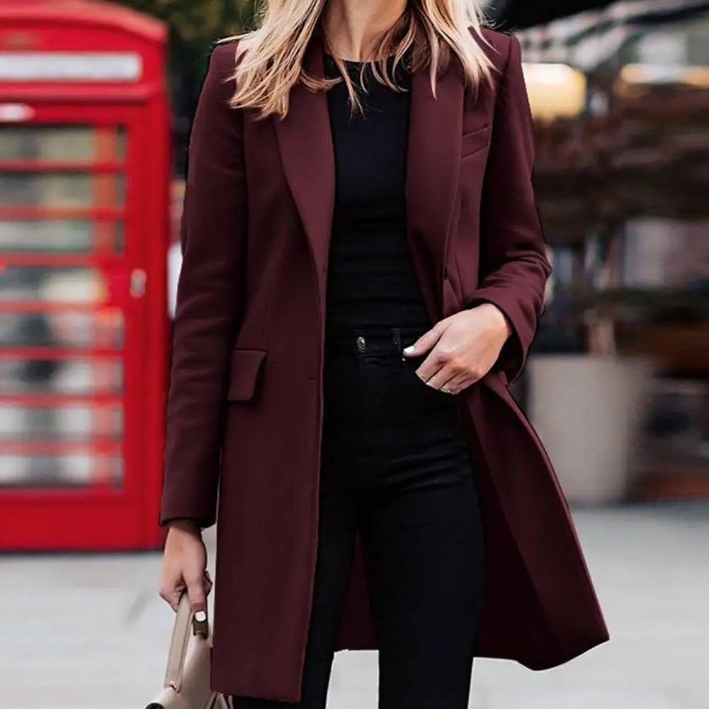 Boho Chic Trenchcoat Damen Winter