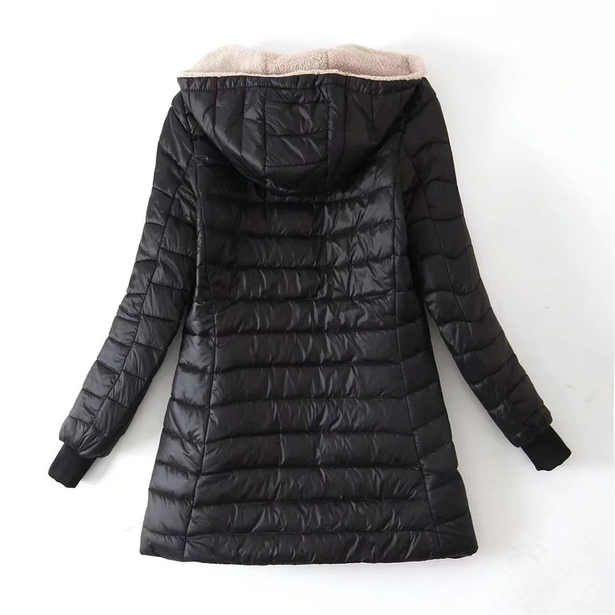 Warmgepolsterte Winterjacke Damen Herbst Style - IdealeKleiden