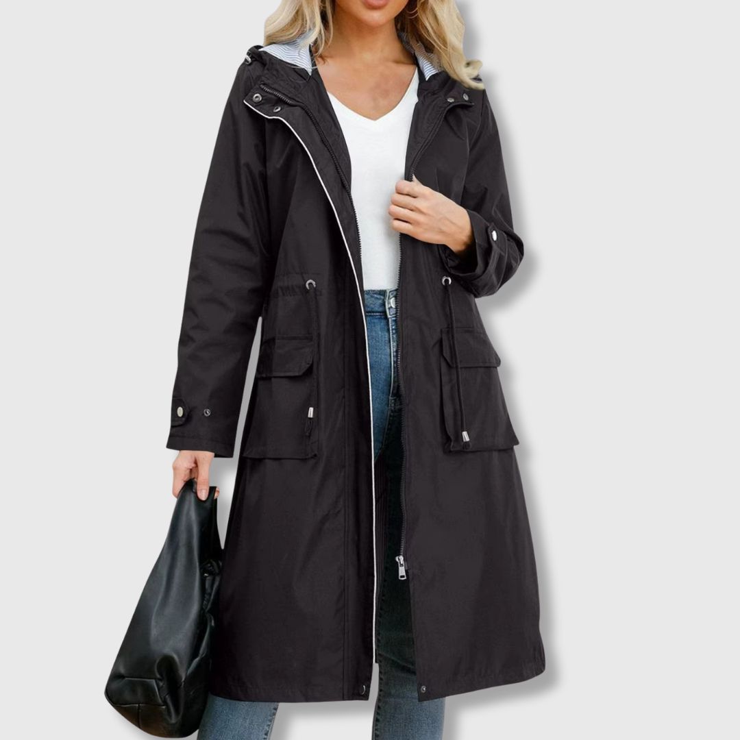 Praktische Winterjacke Kapuze Damen