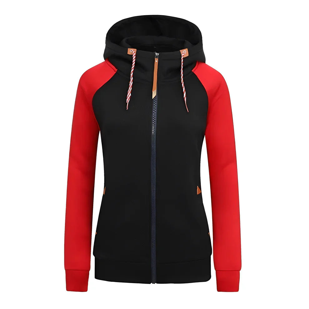 Kapuzenpullover Damen Bequem Kordelzug