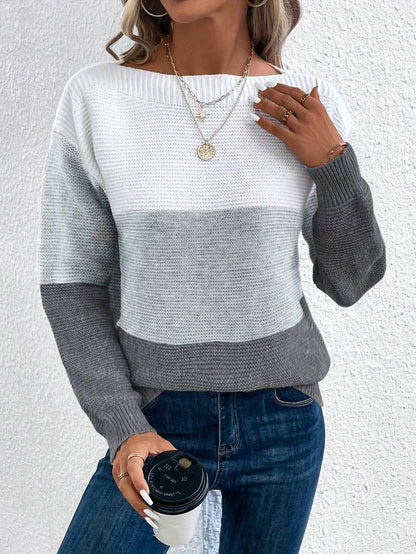 Lyra – Stylischer Pullover Rundhals Modern