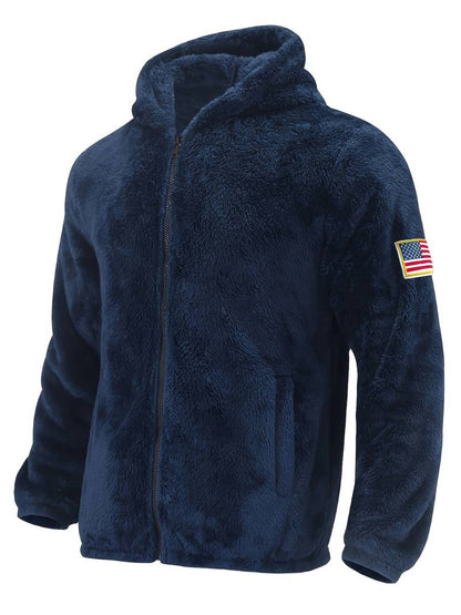 Herren Winterjacke Warm ZIP Up Amerika Style