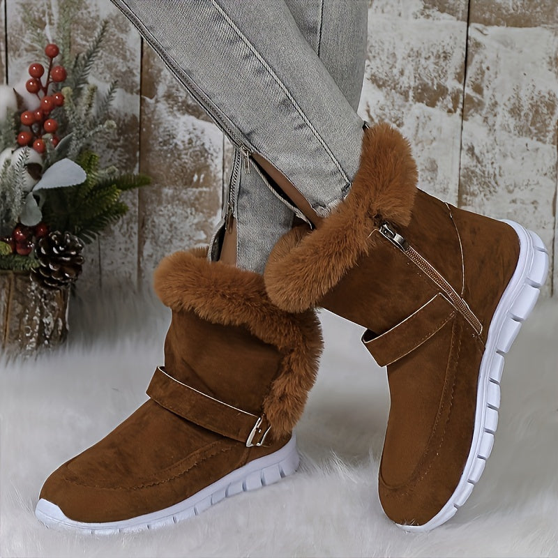 Warmes Stiefelett mit Weichem Innenfutter für Damen