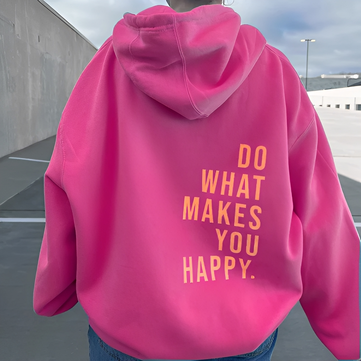 Stylischer Hoodie mit Logo-Druck
