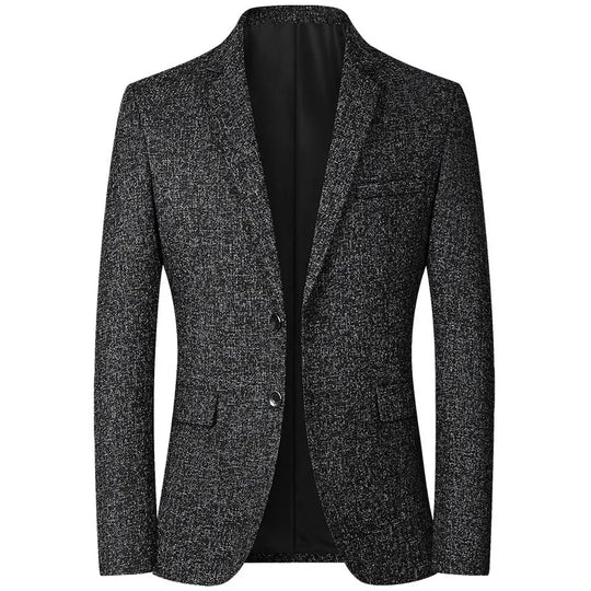 Leopard Anzugjacke Trendy Lässig Stil