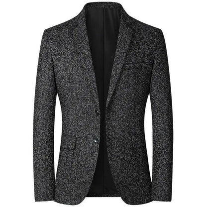 Leopard Anzugjacke Trendy Lässig Stil