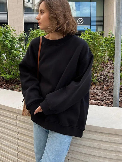 Übergroßer Strickpullover Gemütlich Oversized