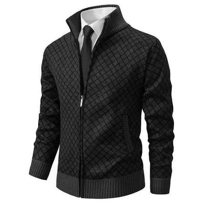 Herren Frühjacksjacke Reißverschluss Geometrisch Trendy