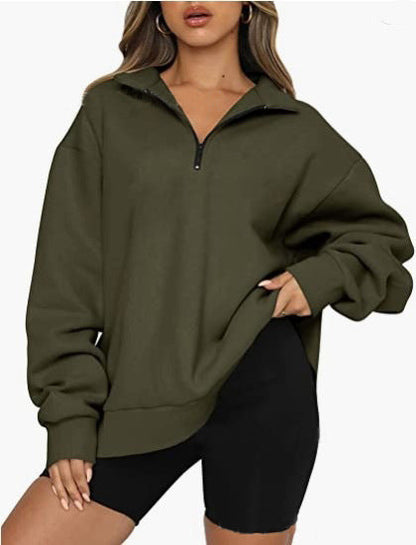 Damenschwetshirt mit Kragen Modern