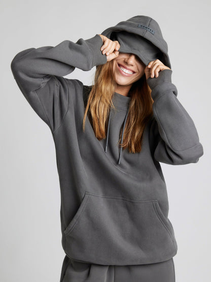Reise Hoodie Bequem Flugdesign