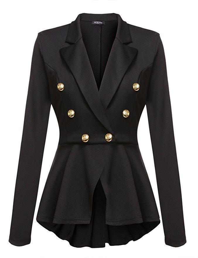 Eleganter Damen Blazer Klassisch Revers