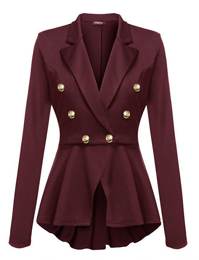 Eleganter Damen Blazer Klassisch Revers