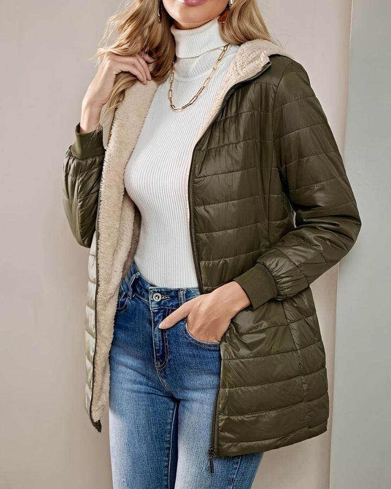 Wintermantel Damen Gefüttert Warm