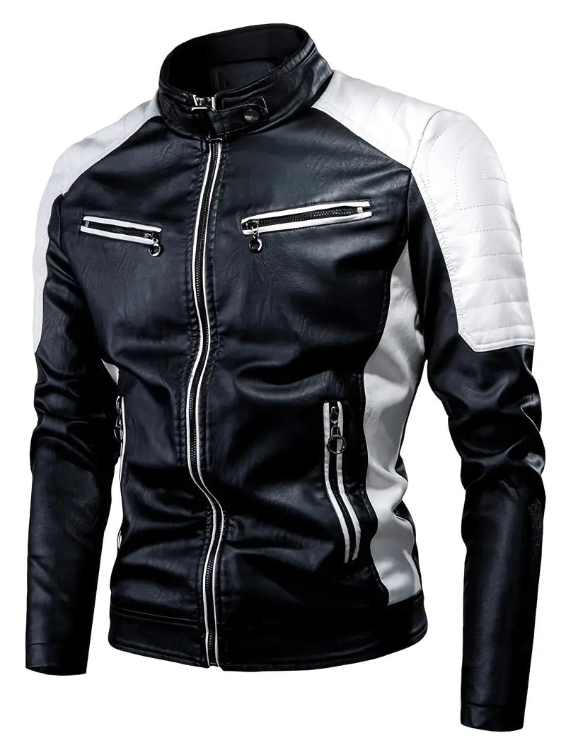 Matthew - Leder-Motorradjacke Elegant