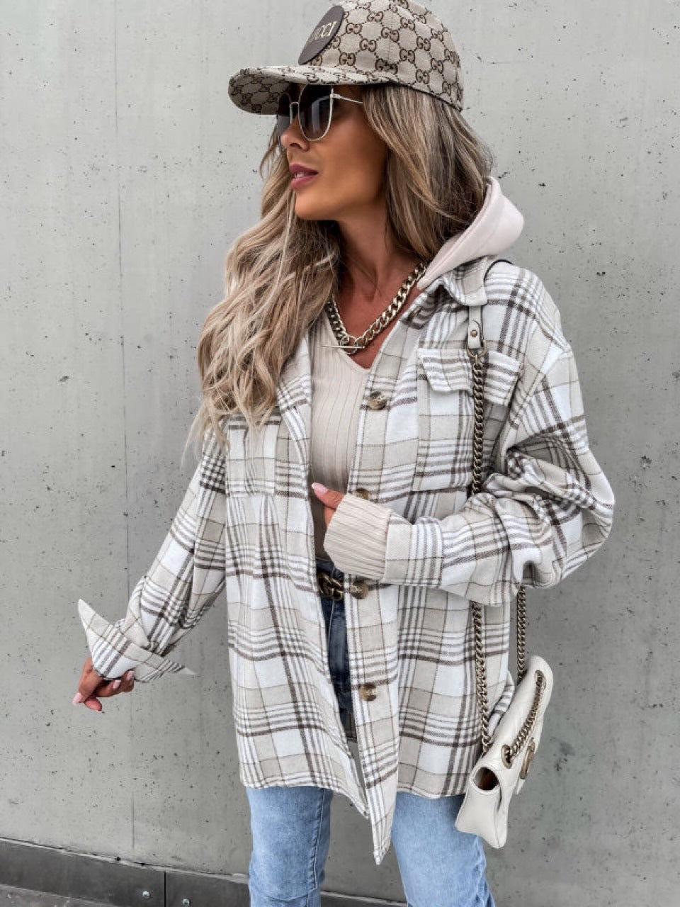 Damen Winterjacke Mit Abnehmbarer Kapuze - IdealeKleiden