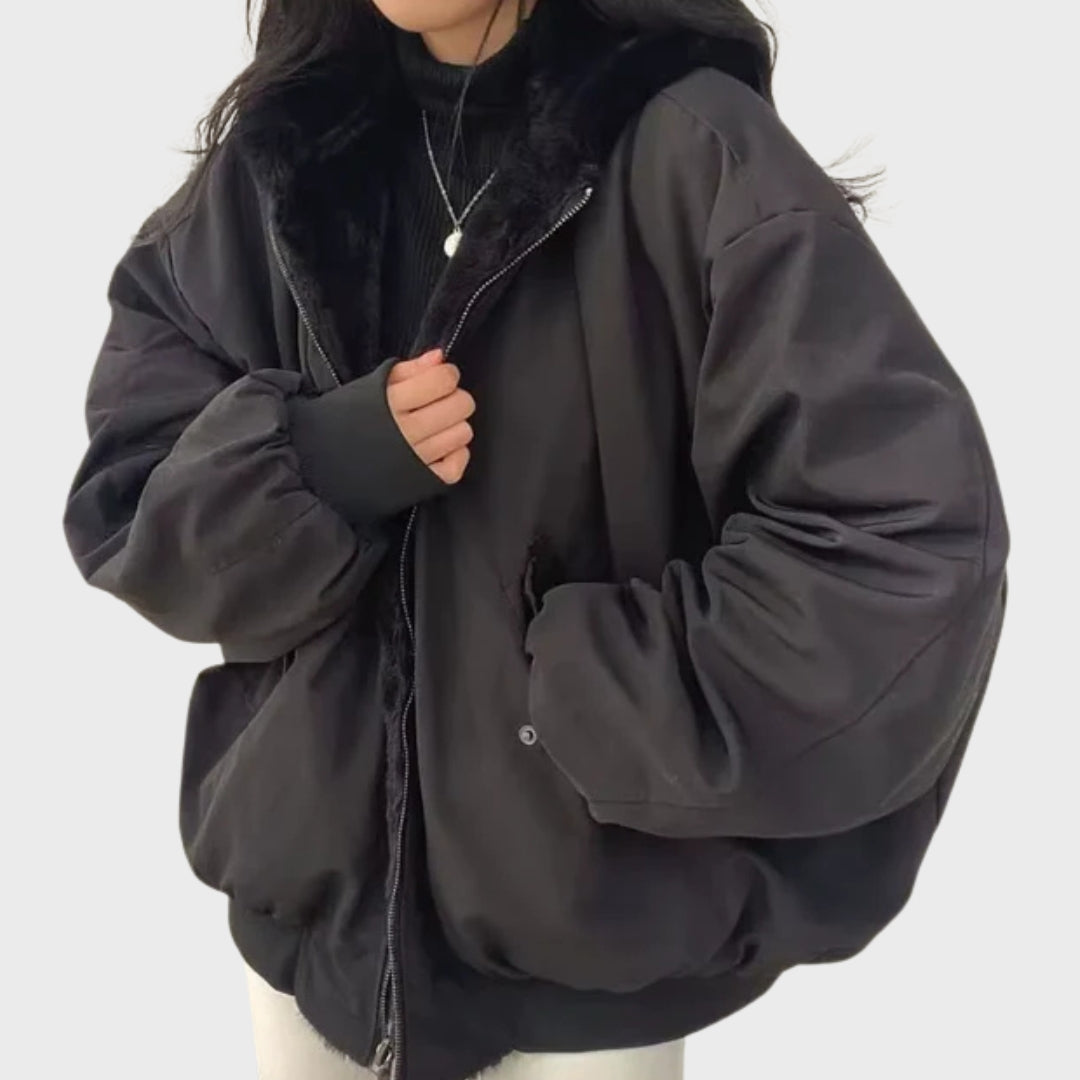Praktische Winterjacke Mit Entfernbarem Futter