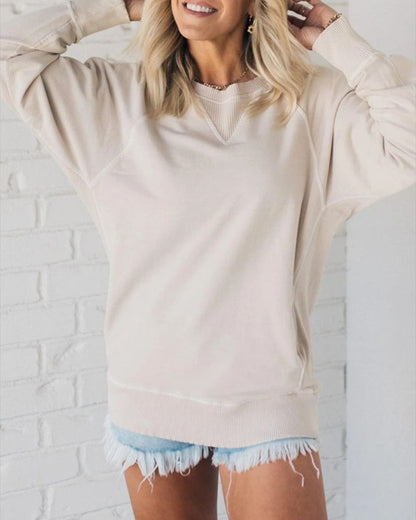 Stylisher Strickpullover mit Taschen