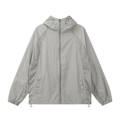 Praktische Windjacke mit Kapuze